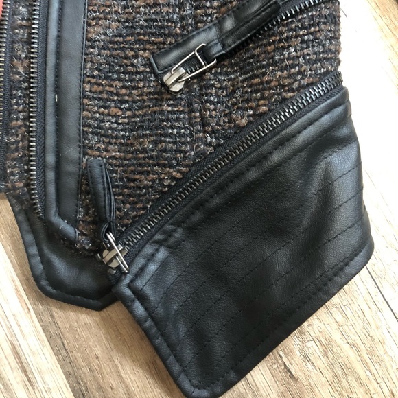 DOUBLE ZERO Leather & Fabric JACKET - Picture 7 of 11